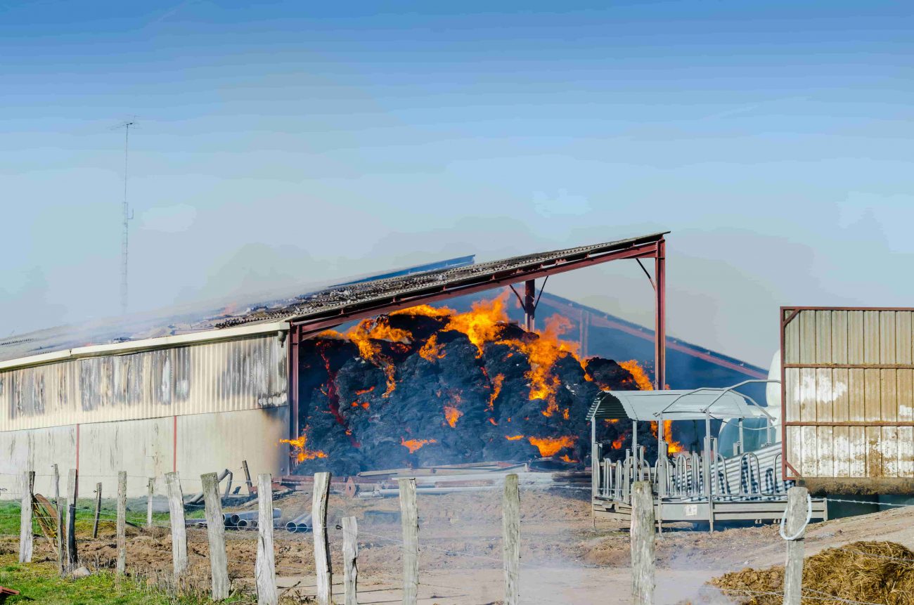 Does farm insurance cover fires in sheds?